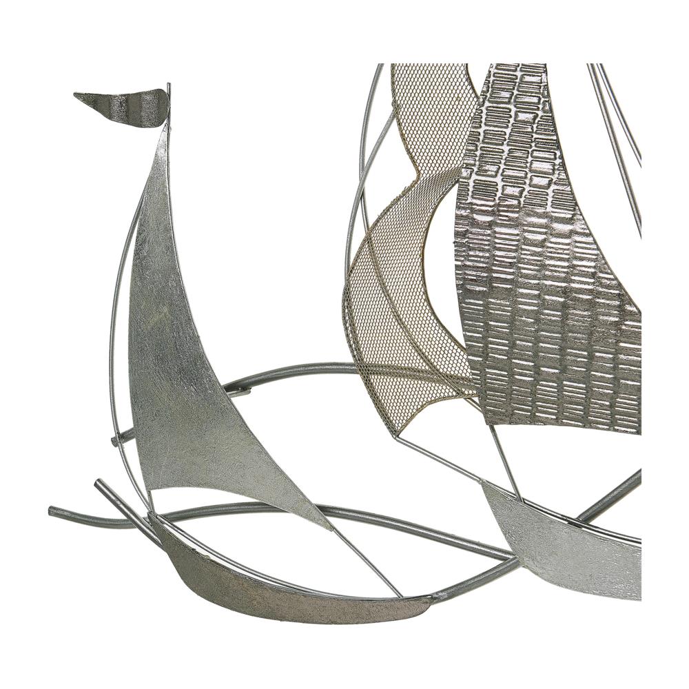 Decorazione Da Muro Argento / Bianco Americium - Foto 2