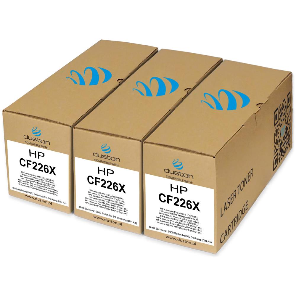 TONER - 3x Cf226x, 26x Negro Compatible Con Hp Laserjet Pro M402 M426 Mfp - Foto 1