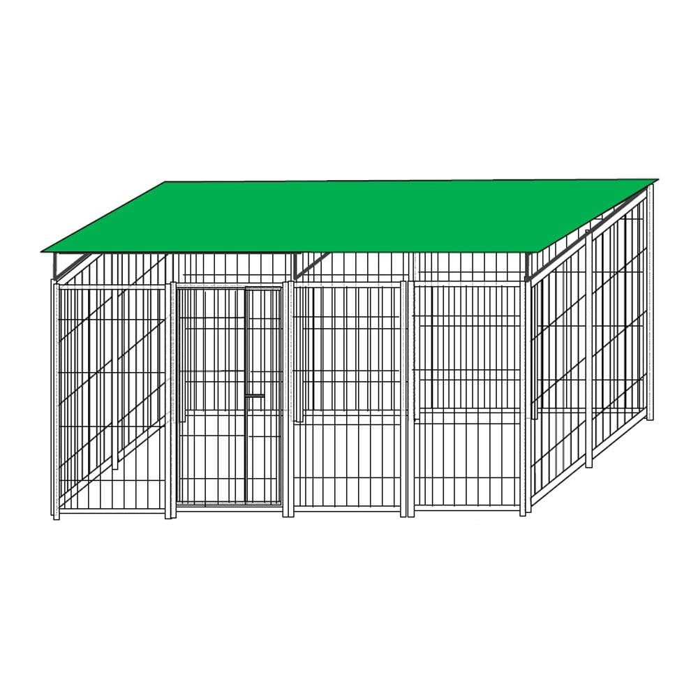 Recinzione Box In Rete Per Stoccaggio Bombole Di Gas Con Copertura Zincatura A Caldo 400x200xh180 Cm - Foto 1