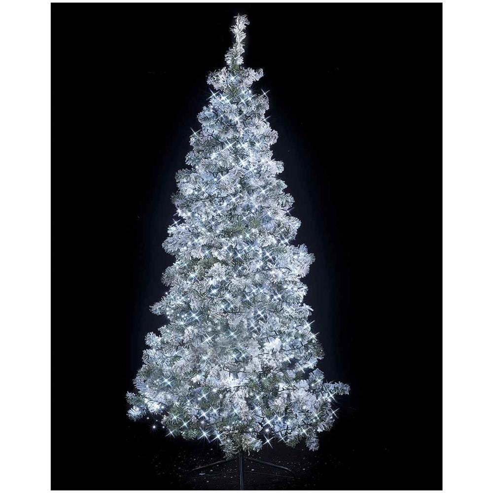 Luci Per Albero Di Natale Con 1500 Led Bianco Freddo Cavo Da 30 Metri Luci Natalizie Per Alberi Super Luminosi Uso Interno Ed Esterno - Foto 2