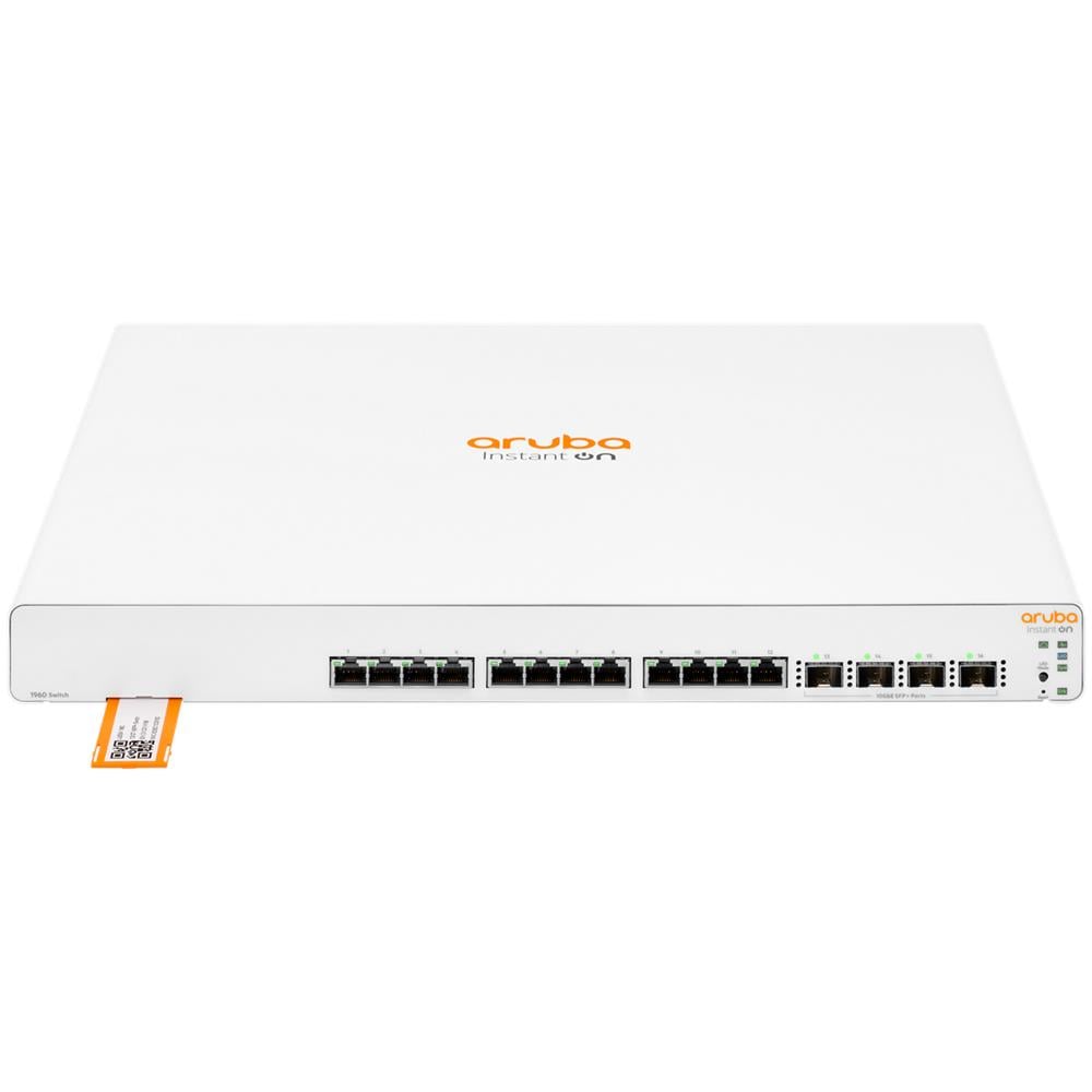 Switch Jl805a Aruba Instant On 1960 12 X 10gb Baset + 4 X 10gb Sfp+ Garanzia A Vita Limitata - Foto 5