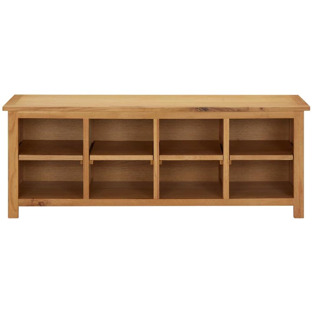 Scarpiera 114x37x45 Cm In Legno Massello Di Rovere - Foto 2