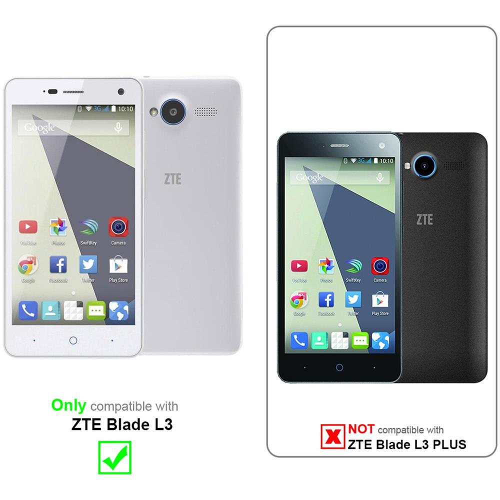 Pellicola Di Armatura Compatibile Con Zte Blade L3 In Elevata Trasparenza - Vetro Temperato (tempered) Di Protezione Del Display In Durezza 9h Con 3d Touch - Foto 2