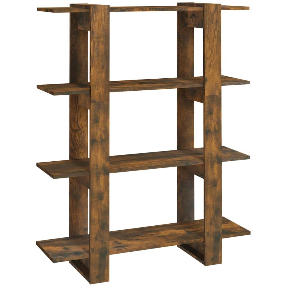 Libreria / divisorio Rovere Fumo 100x30x123,5 Cm - Foto 2