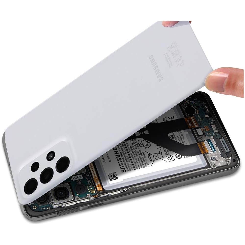 Copribatteria Galaxy A33 5g Originale Awesome Awesome White - Foto 2