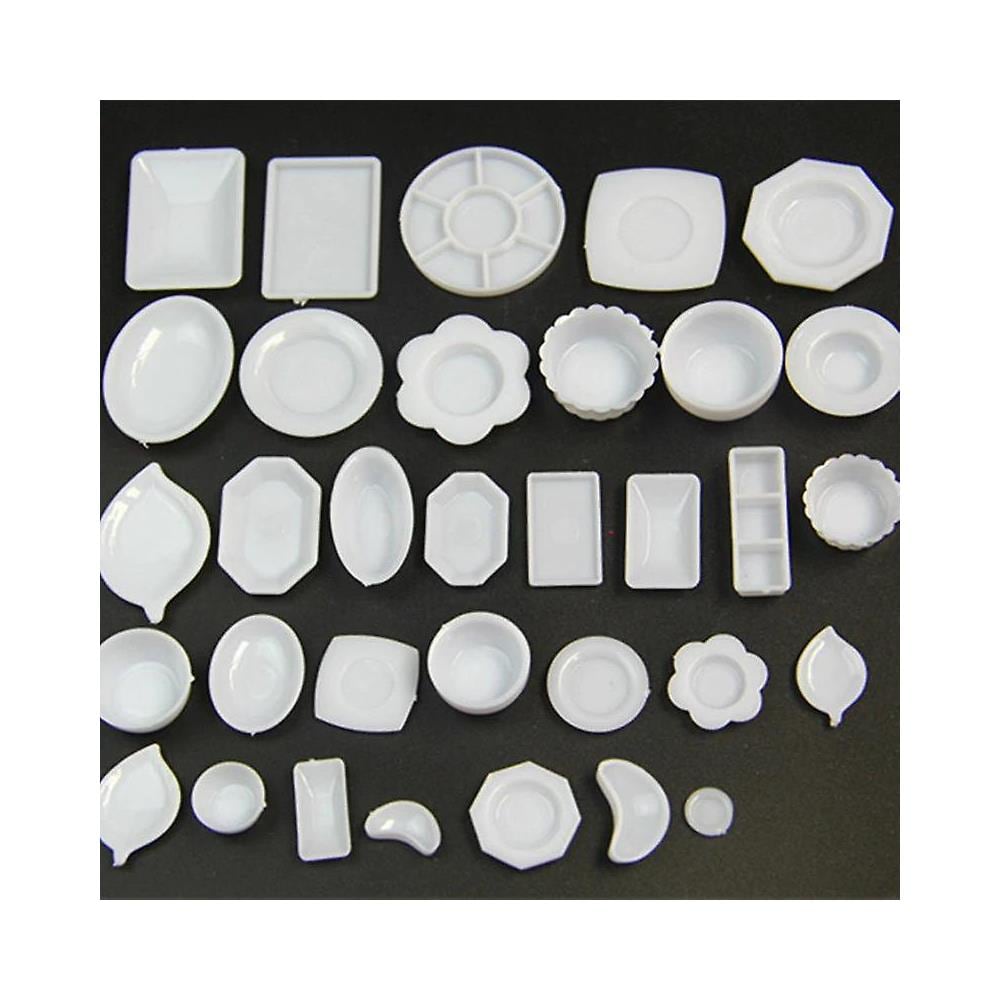 KITANDOVE 30 Pezzi Mini Caschi Di Sicurezza Per Bambole Casco Da Costruzione in Plastica Cappelli Da Costruzione Miniatura