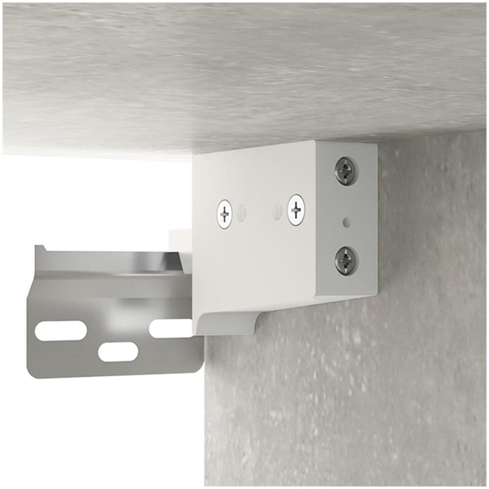 Comodino A Muro Grigio Cemento 35x35x20 Cm - Foto 7