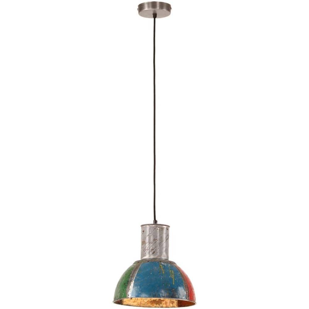 Lampada Sospesa Industriale 25 W Multicolore Rotonda 28,5cm E27 - Foto 3