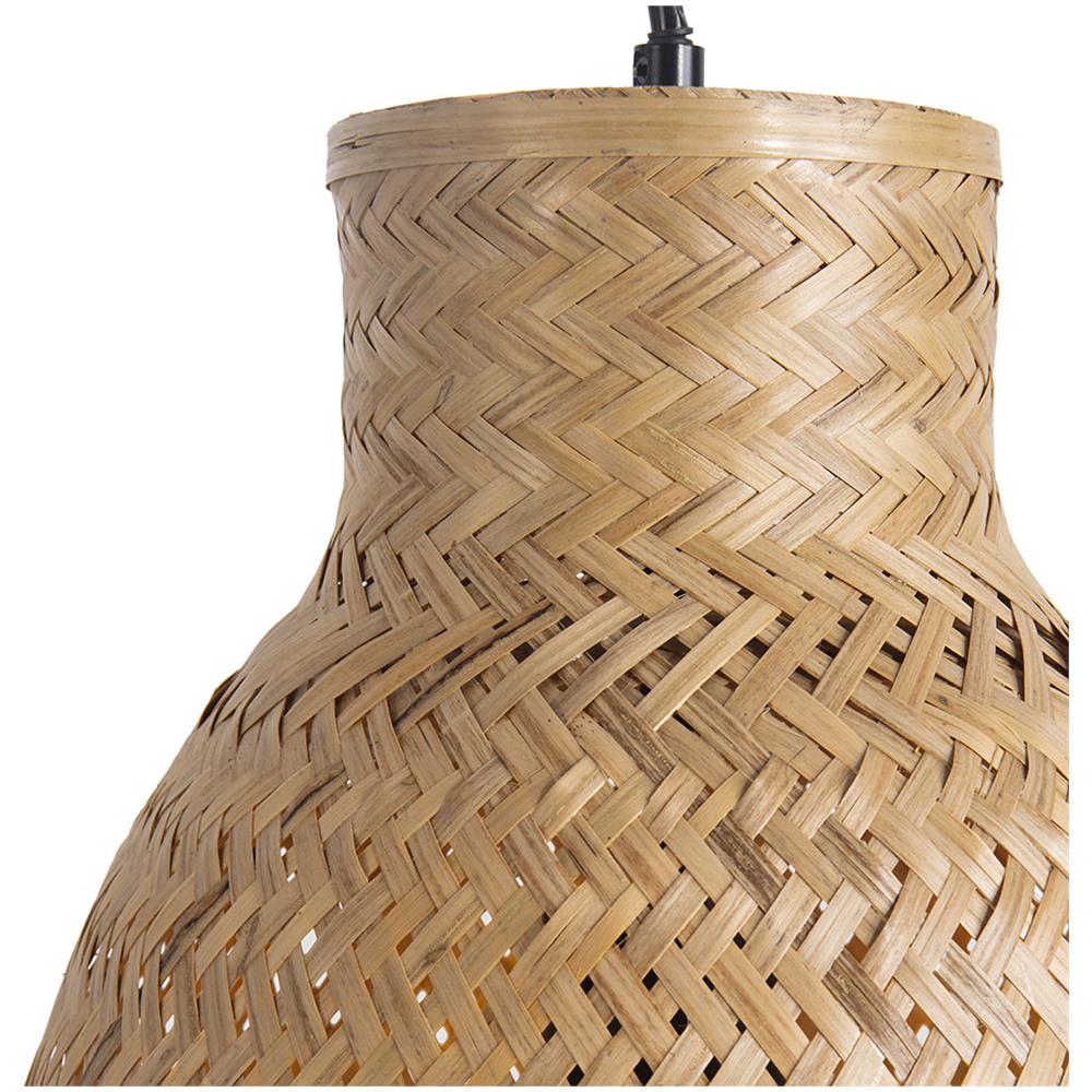 Lampada Da Soffitto In Bambù Nomi, Diametro 31 Cm - Foto 5