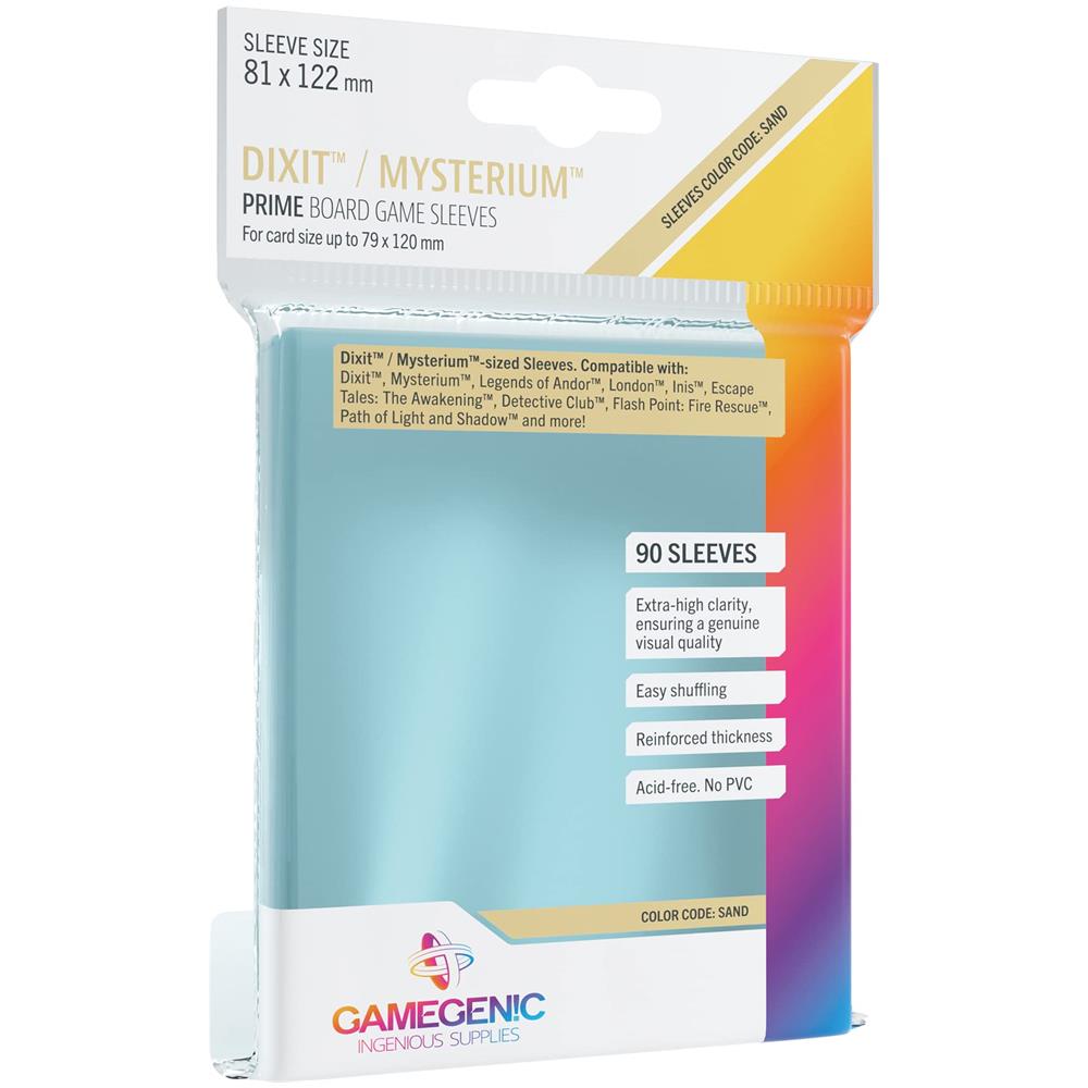 Buste Per Giochi Da Tavolo Prime Confezione Da 90 Buste Extra Trasparenti Buste Per Carte Da 81 X 122 Mm Ottimizzate Per Luso Con Dixit E Mysterium Protezione Delle Carte Premium Codice Colore Ffg Sand Realizzato Da - Foto 1