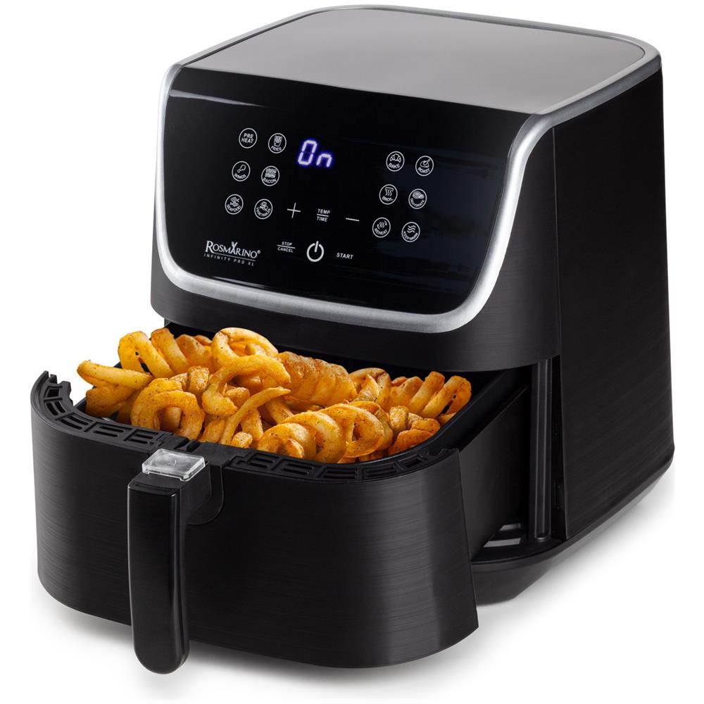 Friggitrice ad Aria 5.5 Litri XL 1500 Watt Timer 8 PROGRAMMI SENZA OLIO AIRFRYER Friggitrice ad Aria 5.5 Litri XL 1500 Watt Timer 8 PROGRAMMI SENZA OLIO AIRFRYER