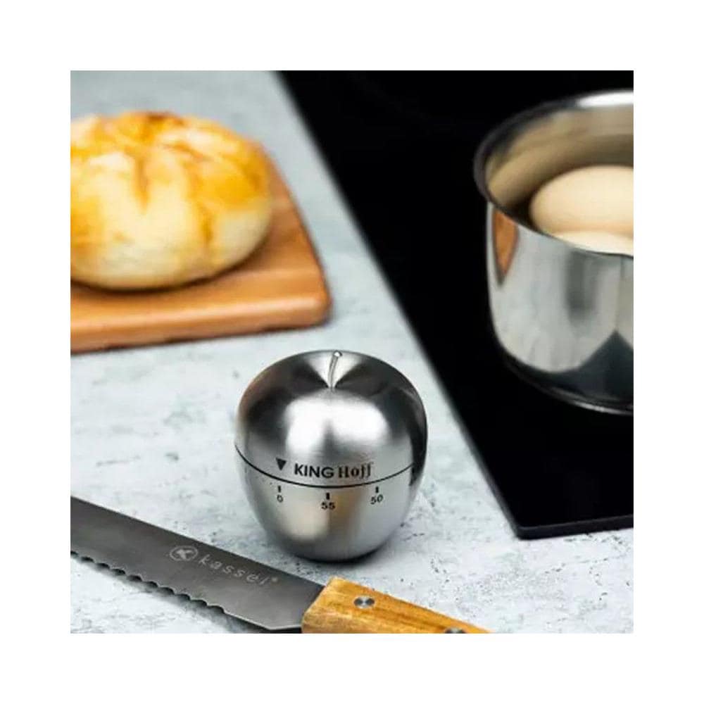 Timer da cucina meccanico a forma di mela KH-3133 - Foto 2