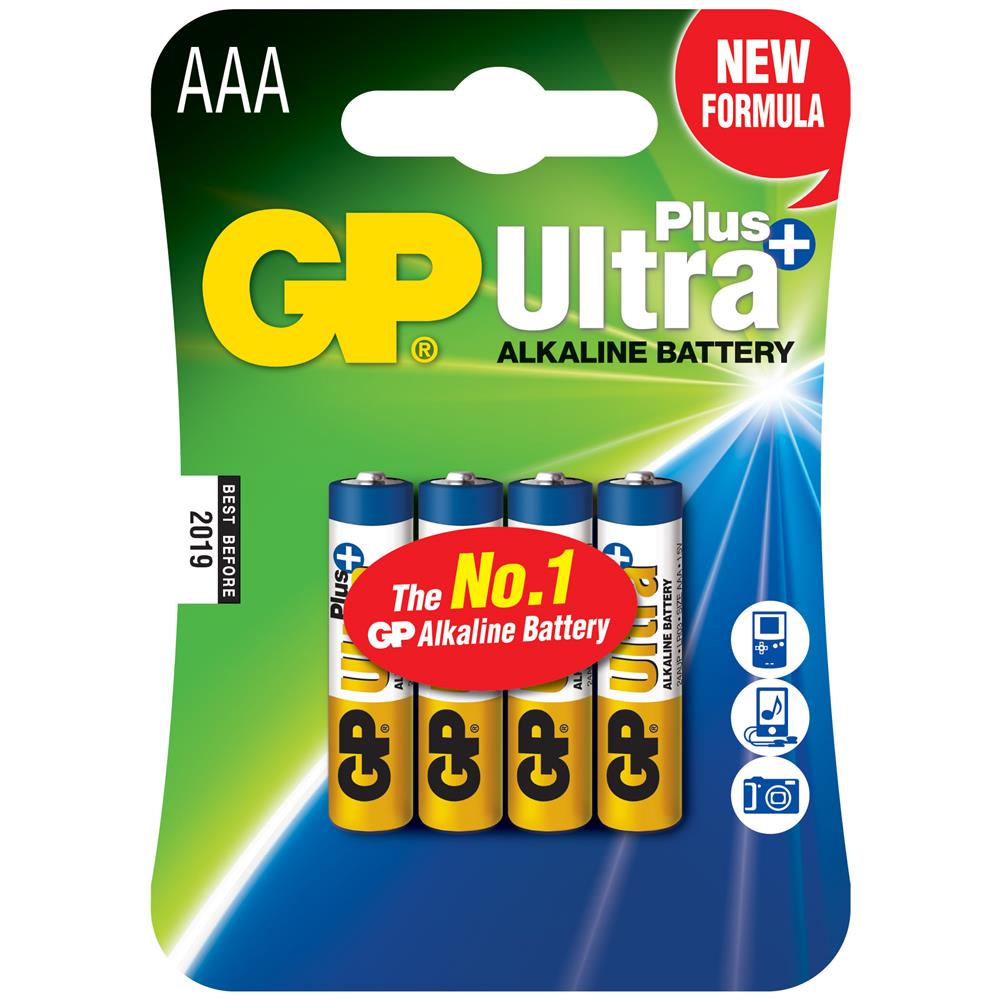 GP151122 Blister Da 4 Batterie Ministilo (AAA) Alkaline Ultra Plus - Foto 1