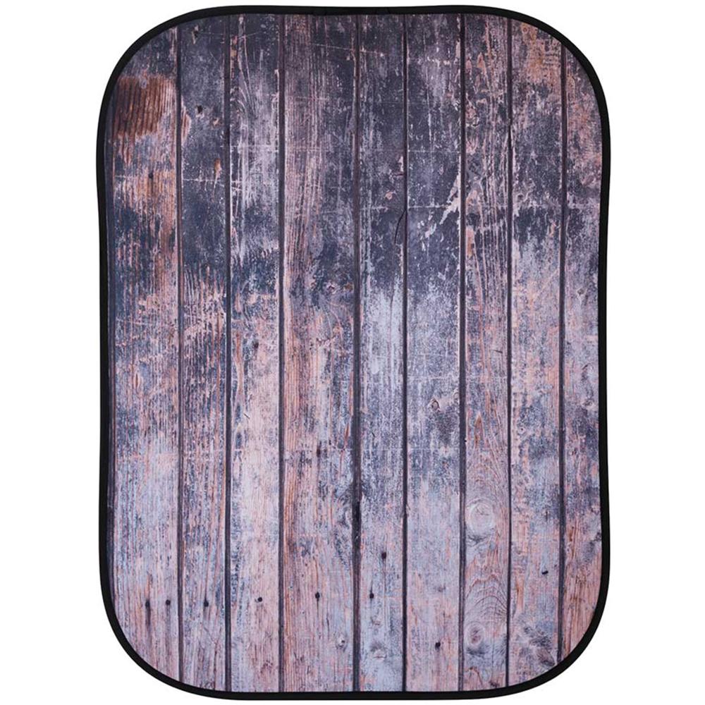 Fondale ripiegab. 1,5m x 2,1m Staccionata / muro rovinato - Foto 7