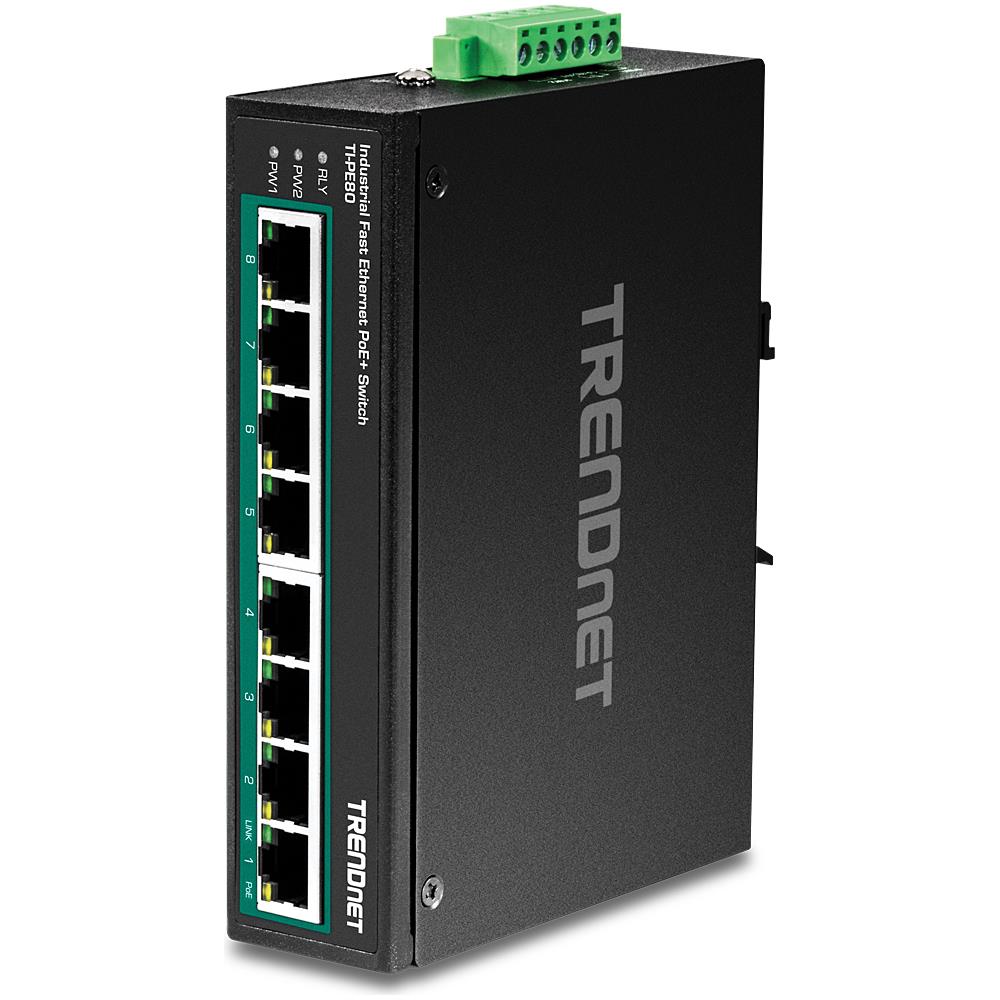 8-port Ind. Fast Eth Poe+ Switch Din-rail - Foto 1