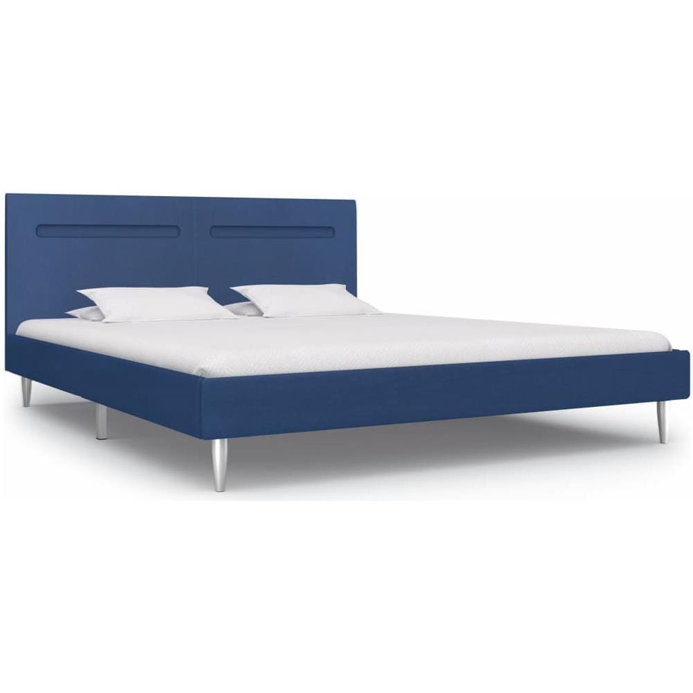 Giroletto Con Luci Led Blu In Tessuto 180x200 Cm - Foto 2