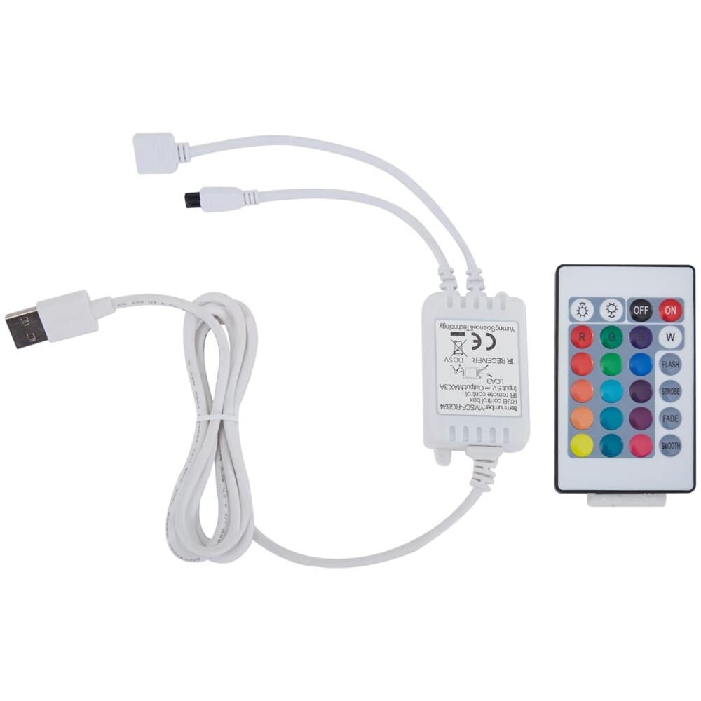 Giroletto Con Luci Led Blu In Tessuto 180x200 Cm - Foto 10