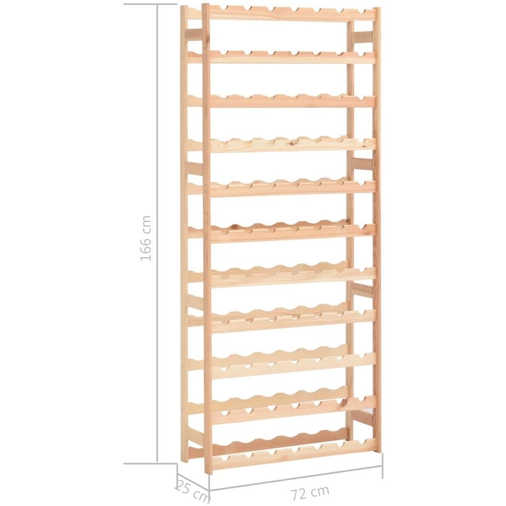 Portavini Da 77 Bottiglie In Legno Di Pino Fsc - Foto 13