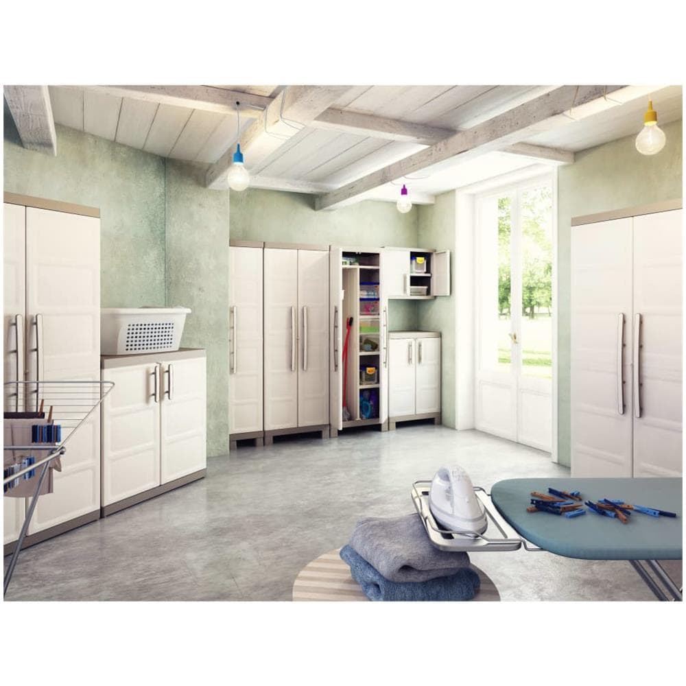 Armadietto Excellence Beige E Grigio Talpa 65x45x97cm - Foto 2