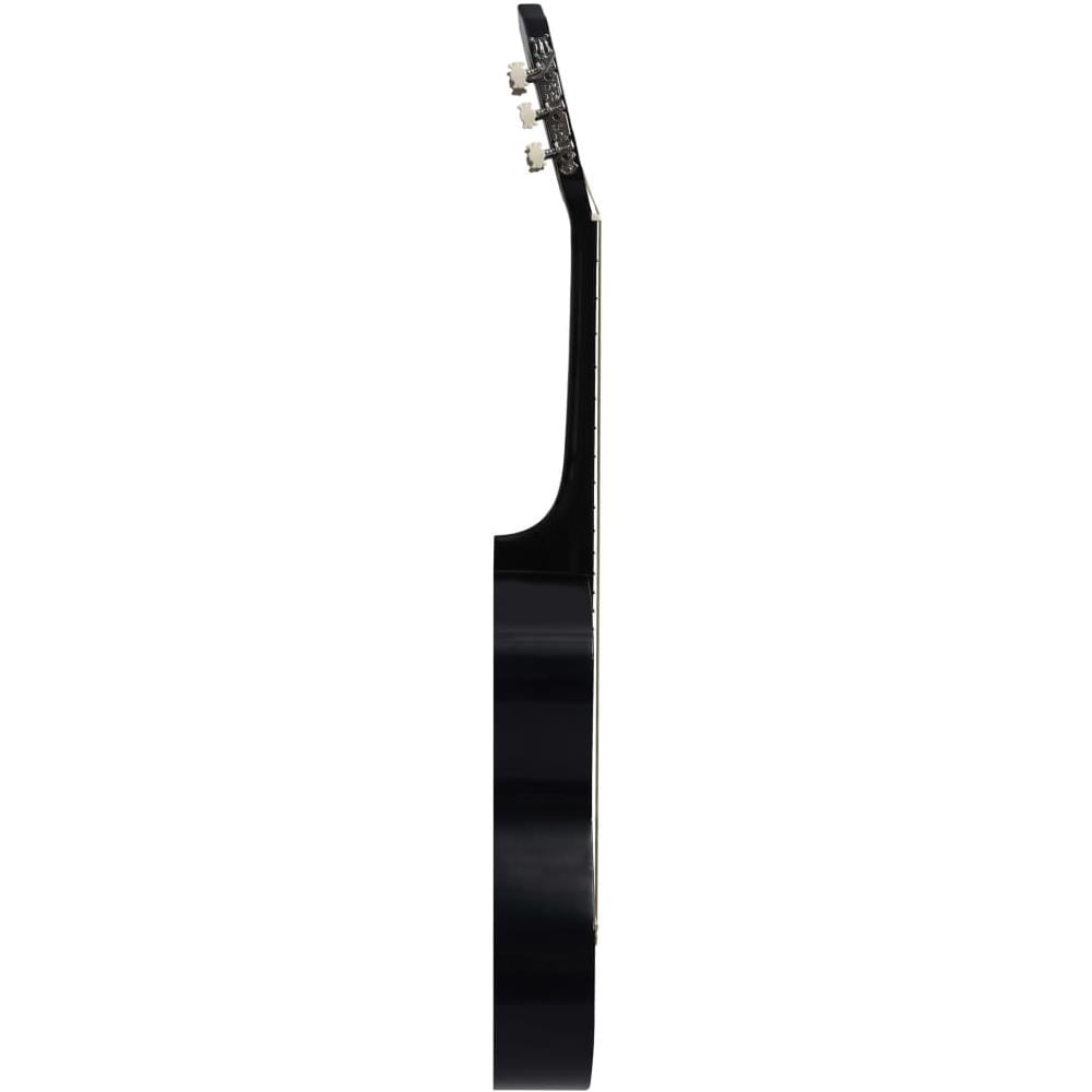 Chitarra Classica Cutaway Western con 6 Corde Nera 38"" - Foto 3