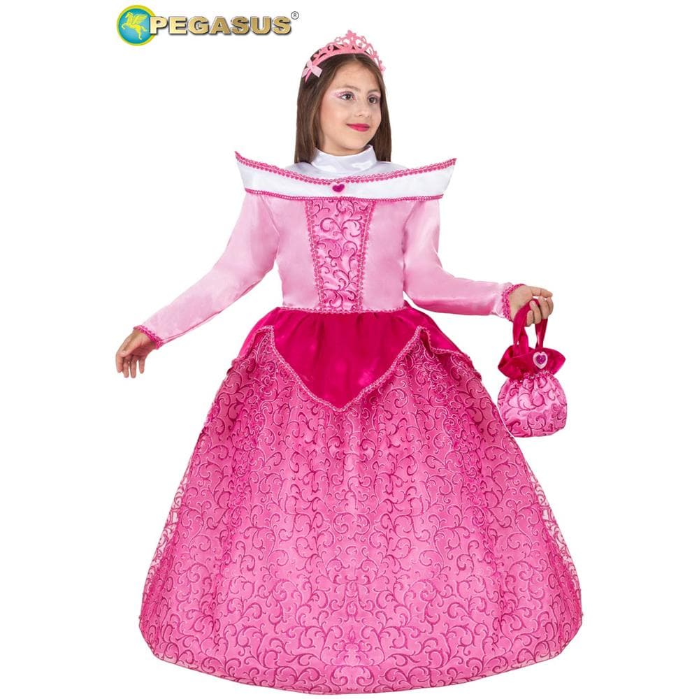Costume Principessa Aurora Tg. 5/6 Anni Carnevale Pegasus - Foto 2