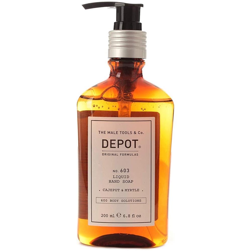 Depot, 600 Body Solutions No. 603, Cajeput & Mirto, Sorbitolo, Pulizia, Sapone Liquido, Per Le Mani, 200 Ml - Foto 1