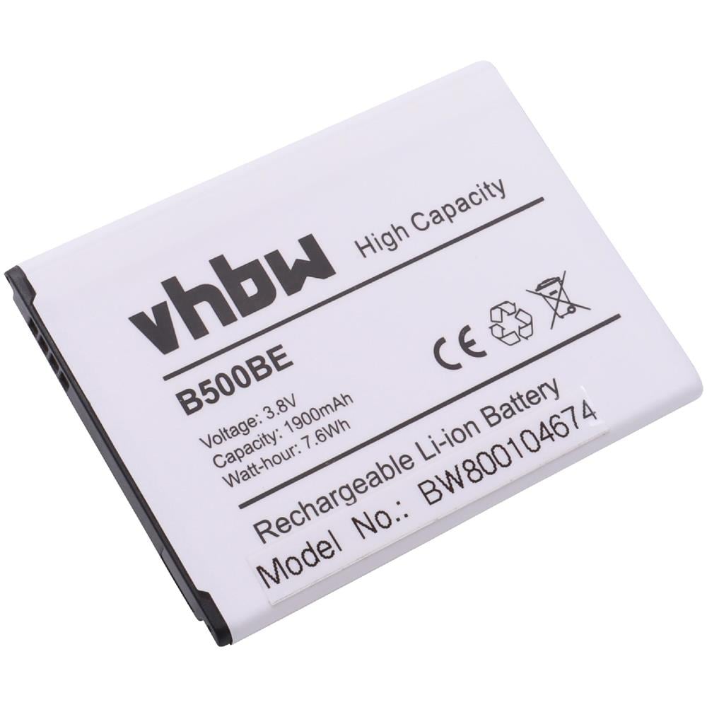 Batteria Sostituisce Samsung B500, B500be, B500bu Per Smartphone Cellulare (1900mah, 3,7v, Li-ion) - Foto 1
