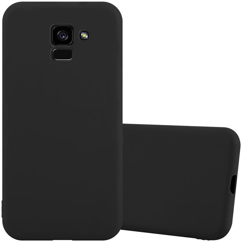 Custodia Compatibile Con Samsung Galaxy A5 2018 In Candy Nero - Coperchio Protettivo In Silicone Tpu Flessibile - Foto 1