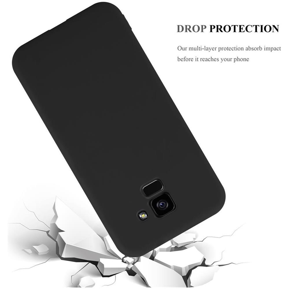 Custodia Compatibile Con Samsung Galaxy A5 2018 In Candy Nero - Coperchio Protettivo In Silicone Tpu Flessibile - Foto 8