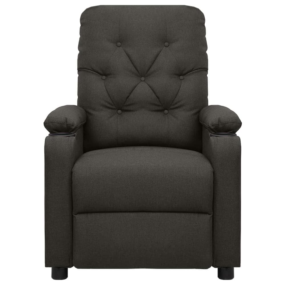 Poltrona Alzapersona Massaggiante Elettrica Tortora in Tessuto - Foto 3