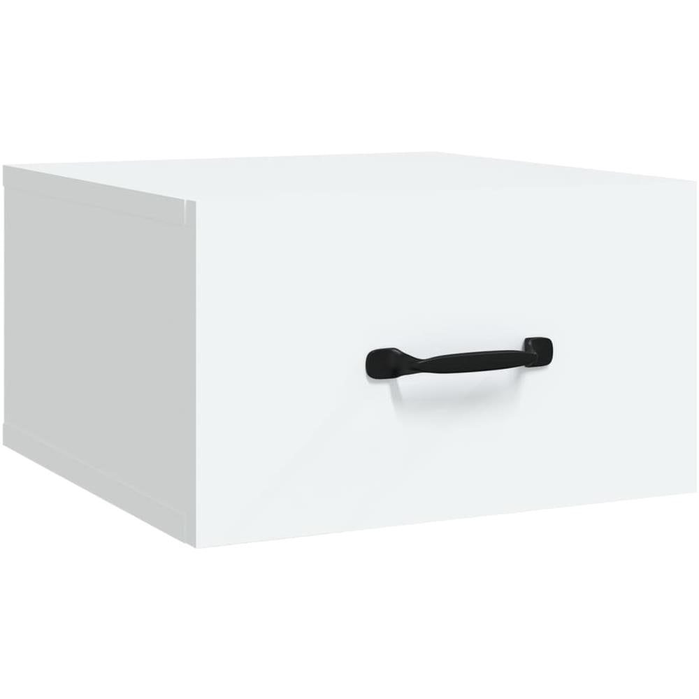 Comodino A Muro Bianco 35x35x20 Cm - Foto 1