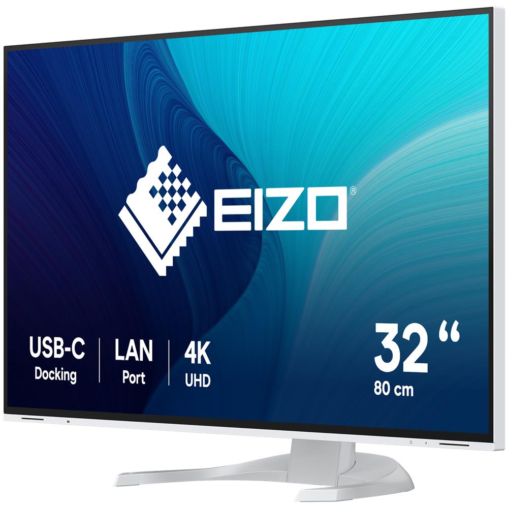 Monitor 31.5" IPS EV3240X-WT 3840×2160 4K Ultra HD Tempo di Risposta 5 ms Colore Bianco - Foto 10