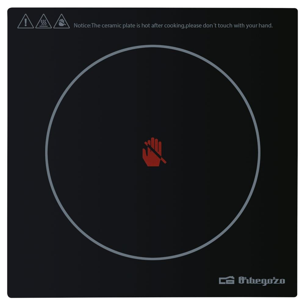 Piano Cottura PCE5000 Vetroceramica 1 Zone Cottura da 28 cm Colore Nero /Acciaio Inossidabile - Foto 2