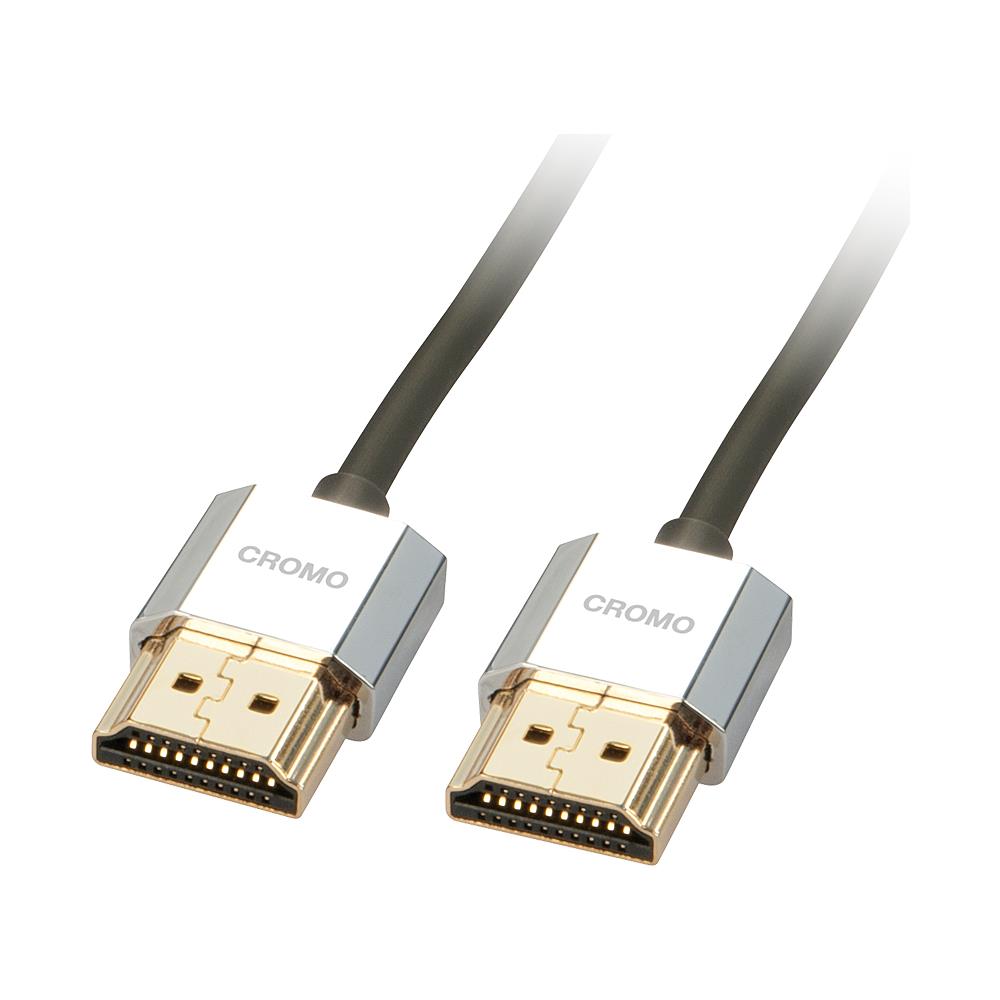 Cavo Slim HDMI High Speed Slim CROMO Lunghezza 2m - Foto 2