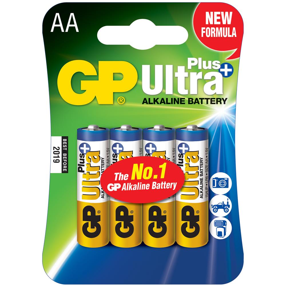 GP151121 Blister Da 4 Batterie Stilo (AA) Alkaline Ultra Plus - Foto 1