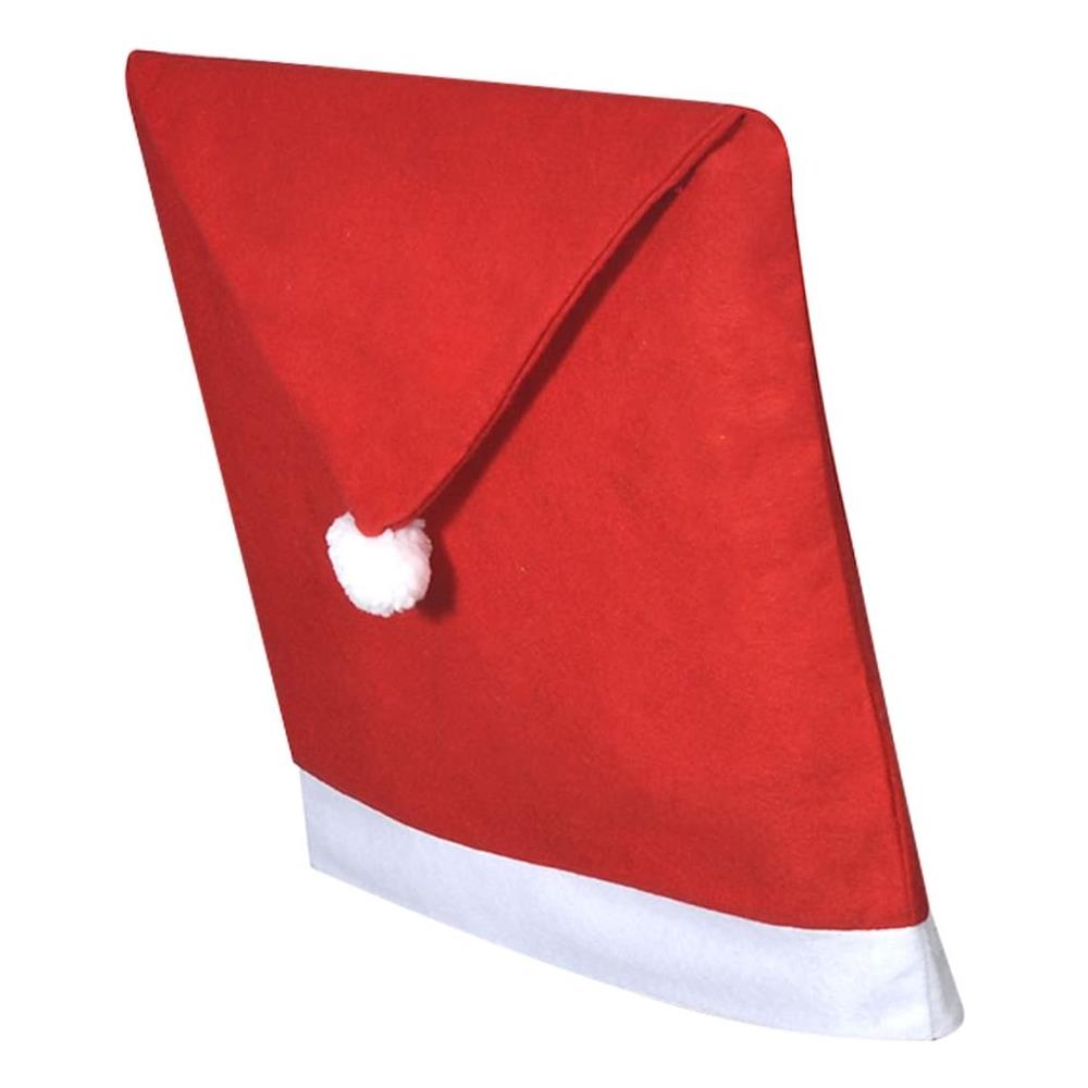 Set 6 Pz Copri Schienale Da Sedia Cappello Babbo Natale - Foto 2