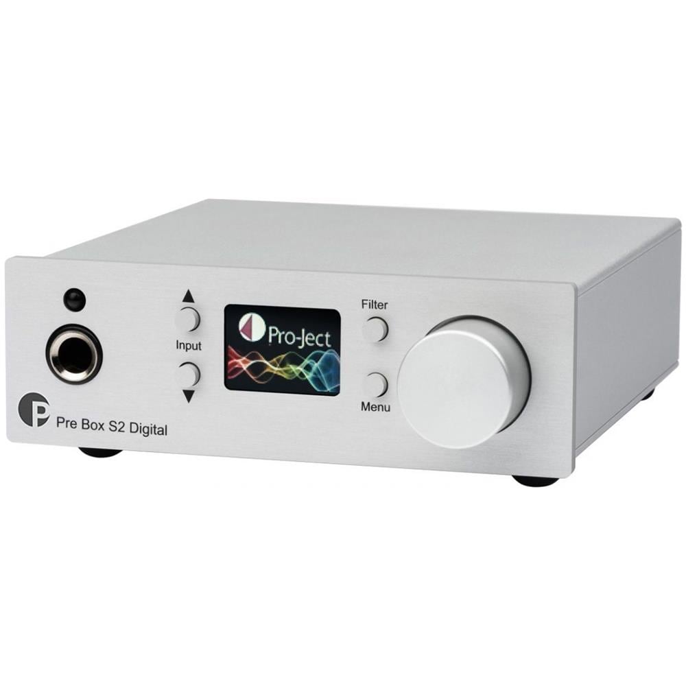 Preamplificatore Stereo Digitale Pre Box S2 Digital con DAC e Amplificatore per Cuffia - Argento - Foto 1