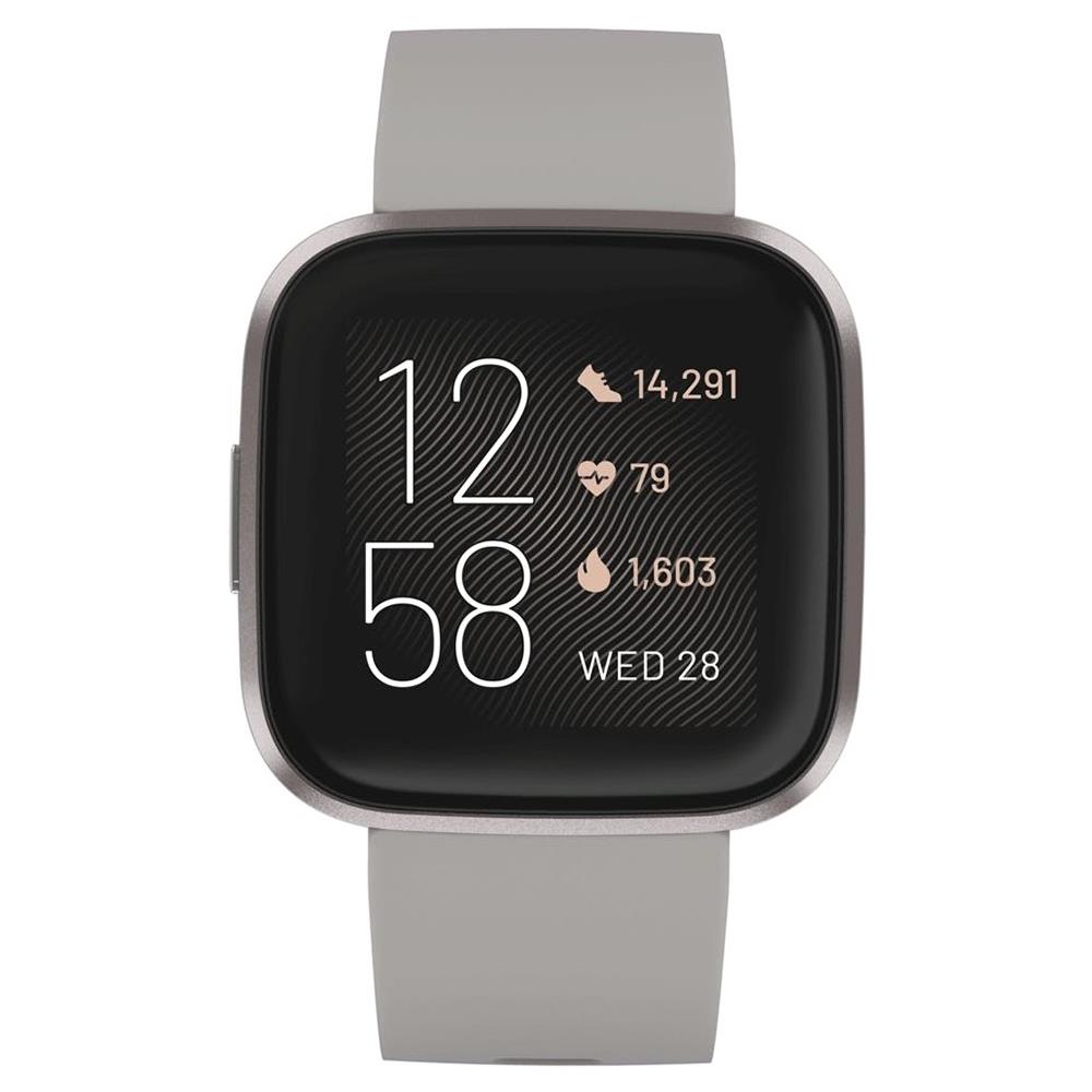 Smartwatch Versa 2 Impermeabile 5ATM Display 1.4" WiFi / Bluetooth e NFC per Fitness con Contapassi e Cardiofrequenzimetro Grigio Sabbia - Foto 2