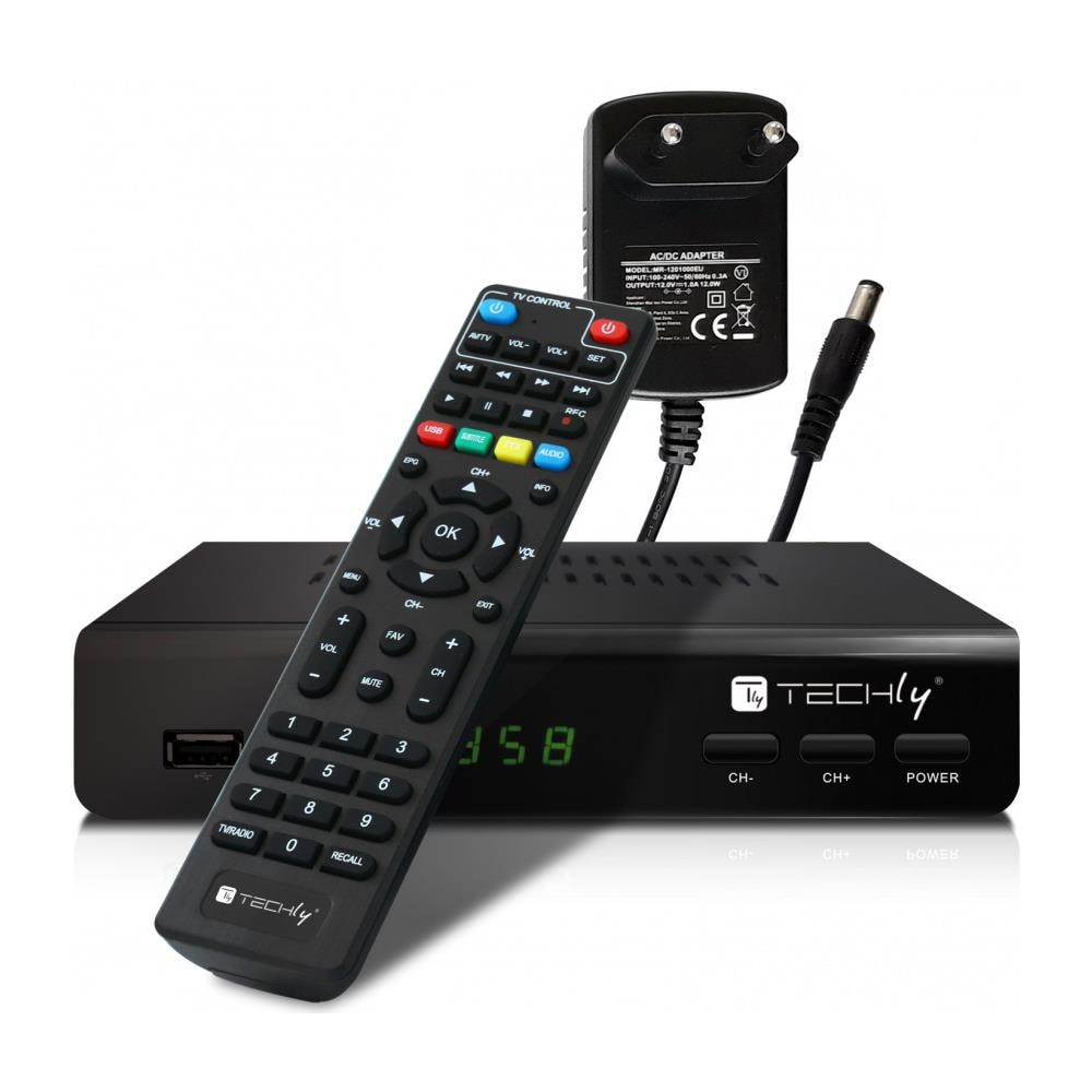 Decoder Digitale Terrestre Dvb-t2 H265 / hevc 10bit Metallo Con Display - Foto 4