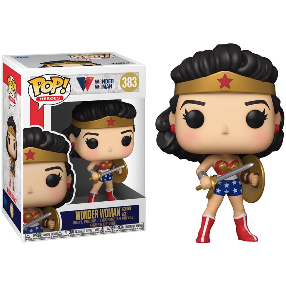 Dc Comics: Funko Pop! Heroes - Wonder Woman 80Th - Wonder Woman Golden Age (Vinyl Figure 383)  - Foto 1