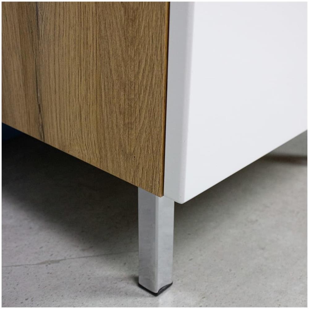 Cassettiera GW-Mauresa 34x60x97 cm Bianca - Foto 2