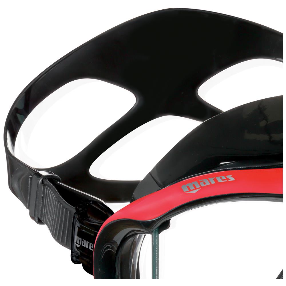 Maschera I3 Sunrise Trasparente Nero / rosso - Foto 2
