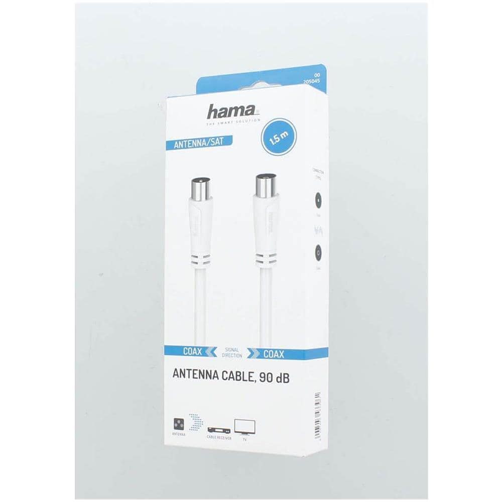 Cavo Antenna 90db 1,5m Bianco - Foto 2