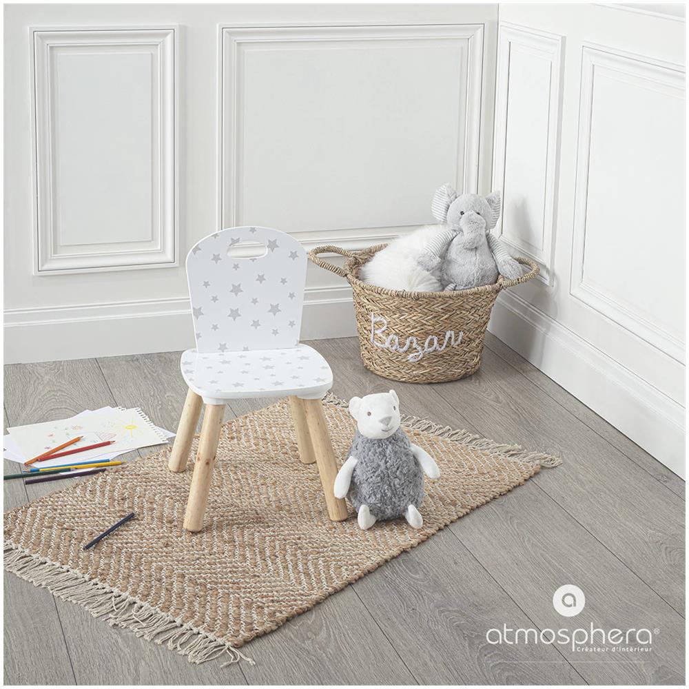 Sedie Per Bambini, Bianco In Stelle Grigie - Foto 2
