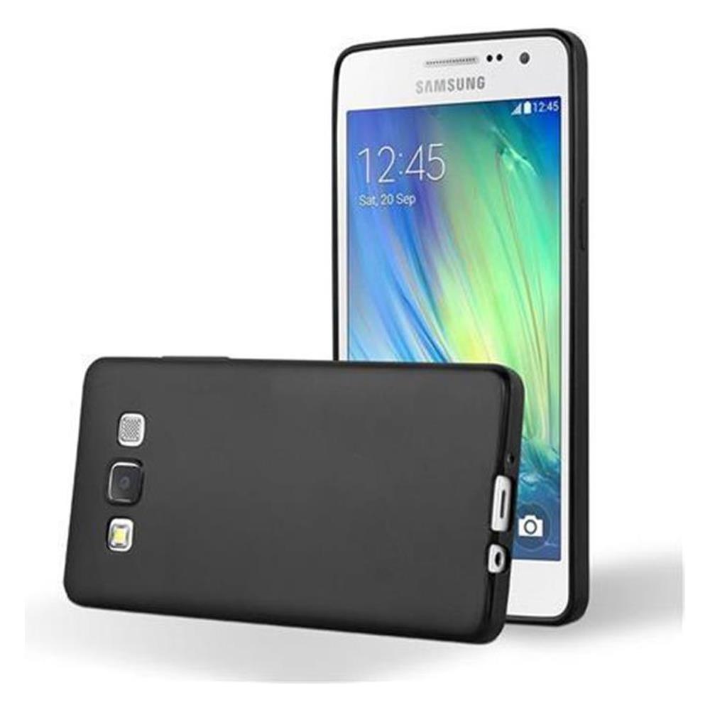 Custodia Compatibile Con Samsung Galaxy A5 2015 In Nero Metallico - Coperchio Protettivo In Silicone Tpu Flessibile - Foto 1
