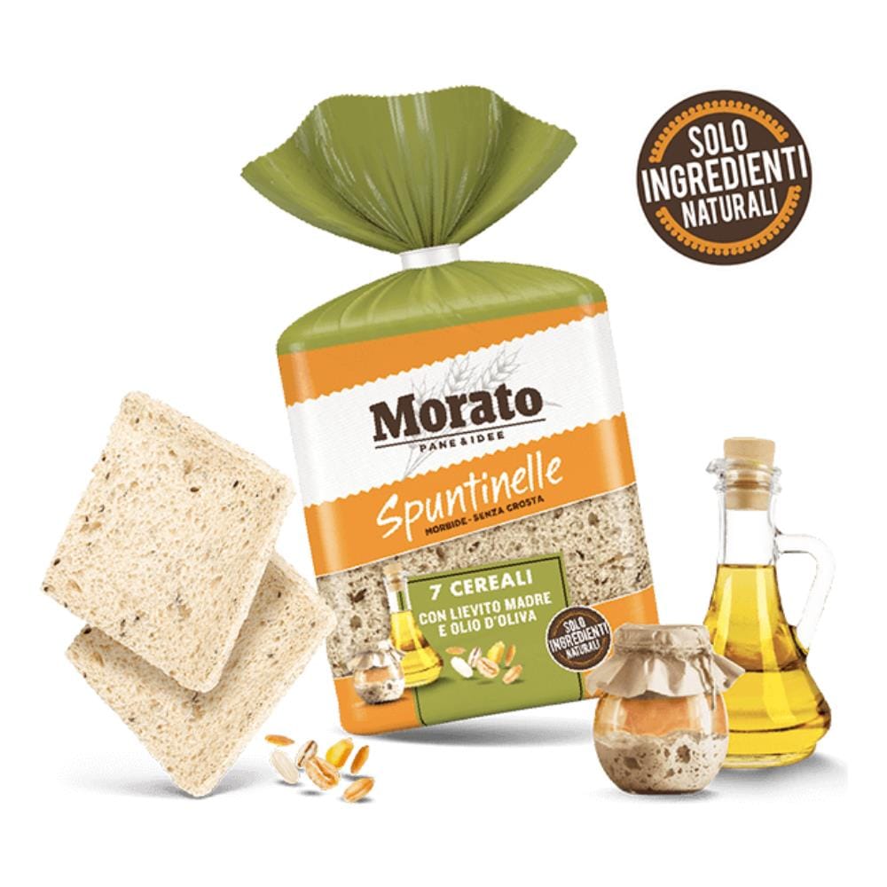 Spuntinelle 7 Cereali Morbide Fette Senza Crosta Da 400 Grammi - Foto 1