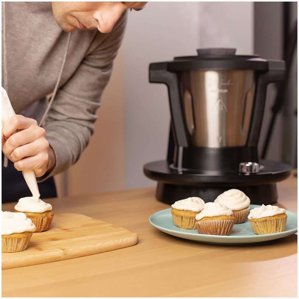 Robot da Cucina Wi-Fi Multifunzione My Foodie Potenza 700 Watt Capacità 3.2 Litri 10 Velocità (60-7000 Giri) 18 Programmi Ricettario Online - Foto 8