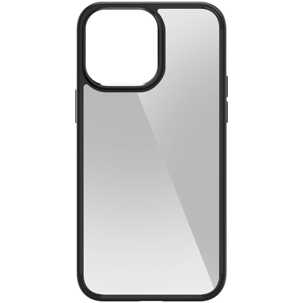 Cover Iphone 14 Pro Max Trasparente Bordo Nero Antiurto Spigen Ultra Hybrid - Foto 1