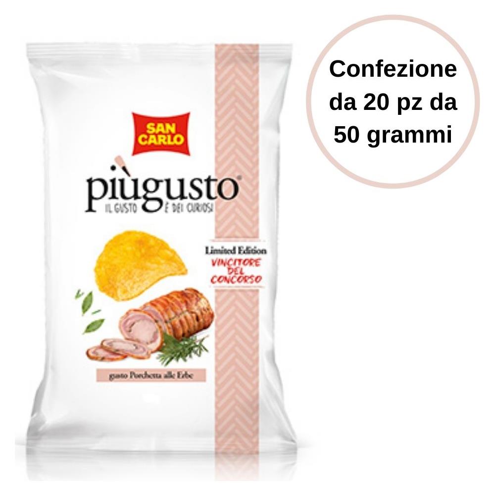 SAN CARLO Patatine Piu Gusto Gusto Porchetta Alle Erbe San Carlo san-carlo-patatine-piu-gusto-gusto-porchetta-alle-erbe-san-carlo