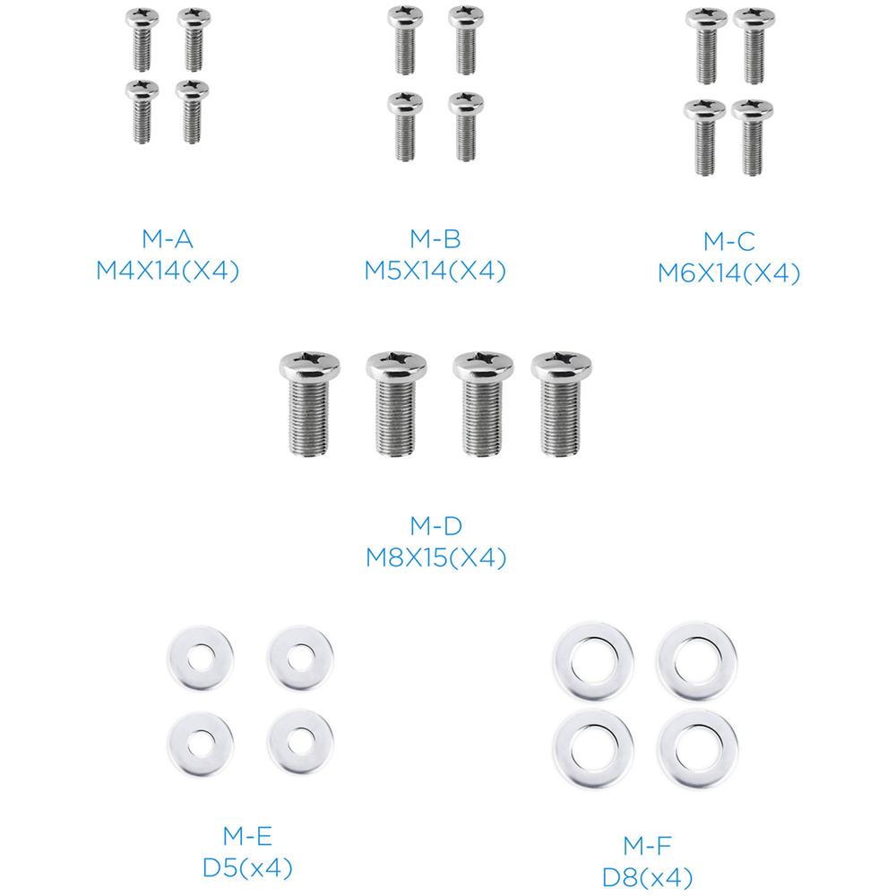 Supporto A Parete Per Schermi Da 32"" A 70"" Vesa 75x75 Fino A 400x400 Mm - Foto 2